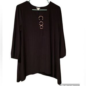 Established 1946 Black Shirt Top Blouse Size Large